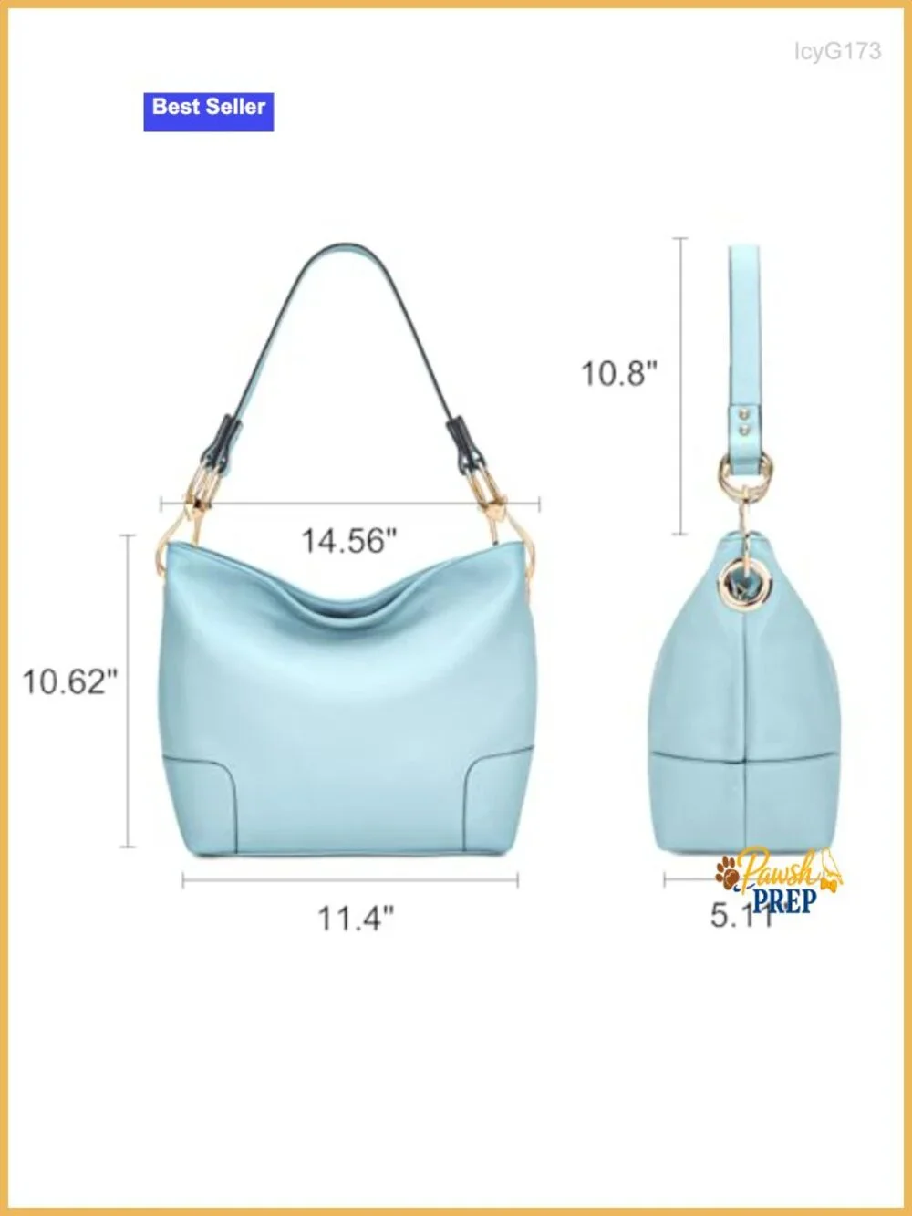 Hobo Bag Top Handle Satchel Shoulder Purse Bucket Handbag Faux Leather